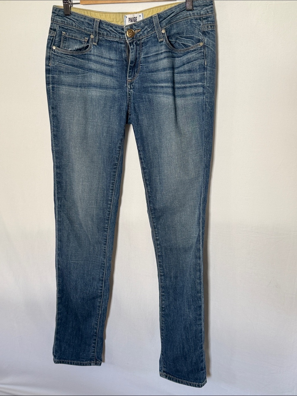 PAIGE - Jimmy Jimmy Skinny Women's Blue Denim Skinny Jeans